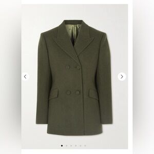 Givenchy Double-Breasted Wool-Blend Blazer. FR38